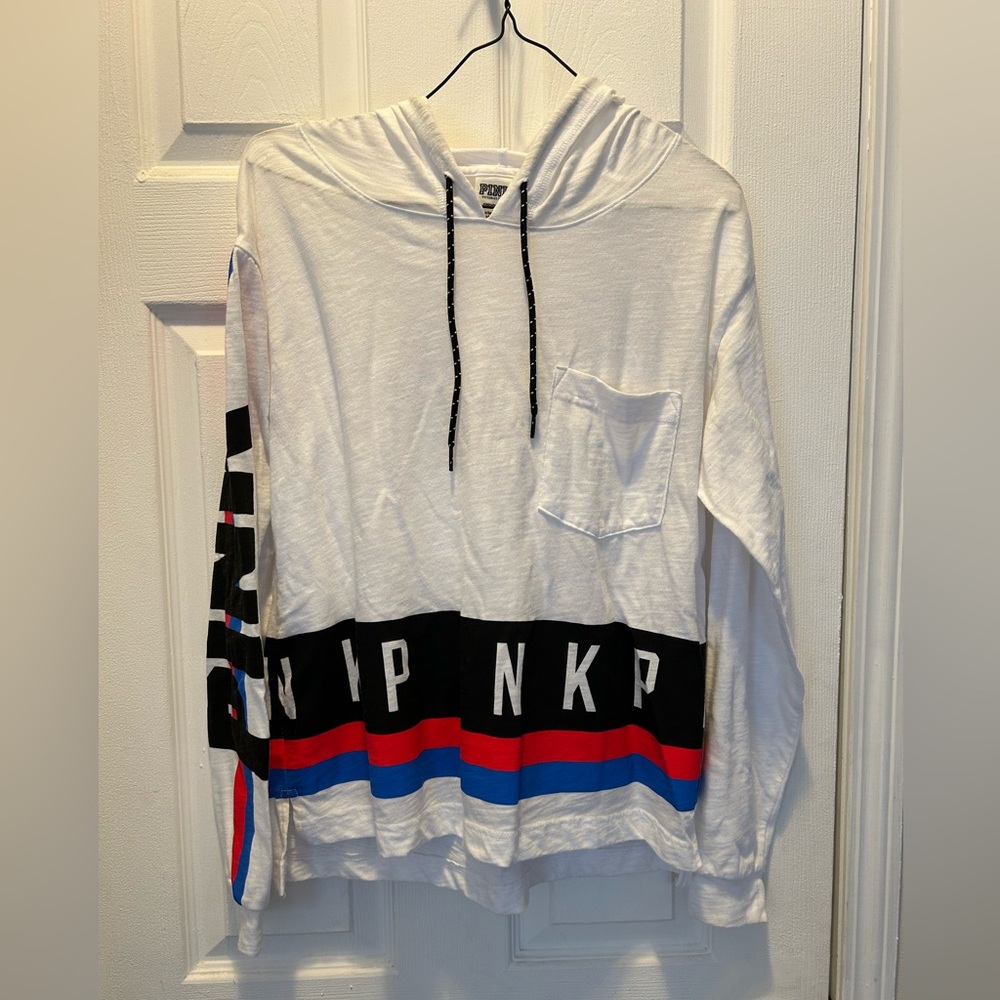 PINK Victoria Secret long sleeve hoodie small
